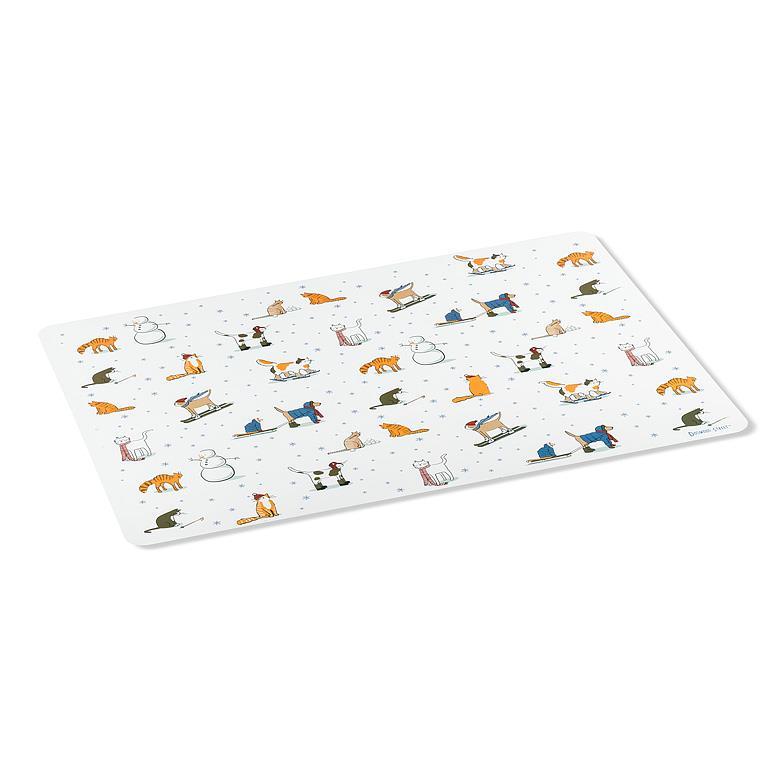 WINTER SPORTS CATS PLACEMAT