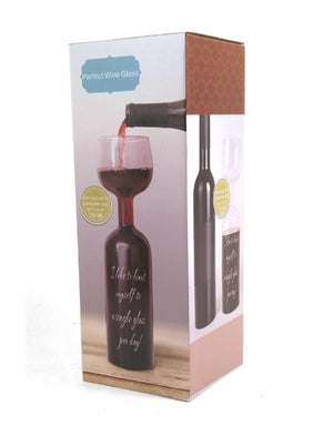 750ML WINE BOTTLE GLASS
