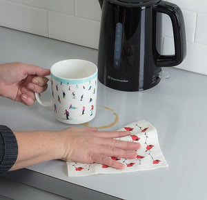 CARDINAL DISHCLOTHS (SET OF 2)