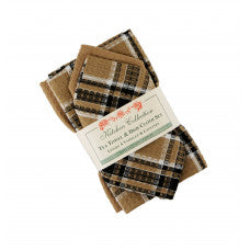 BLACK HAZE TEA TOWEL & DISH CLOTH SET