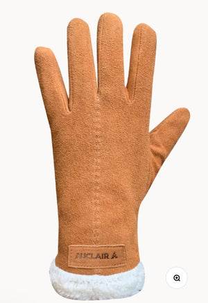 MANON GLOVE - PECAN & CREAM