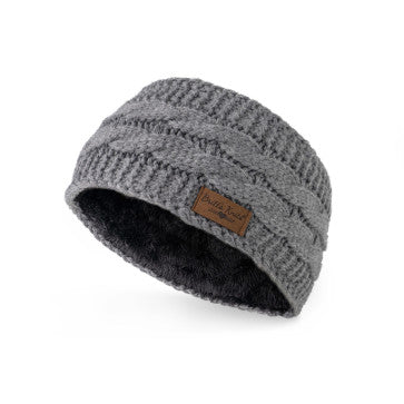 WOMEN'S GREY KNIT HEADWARMER