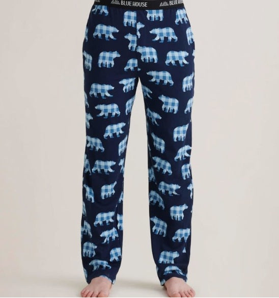 MEN'S PAPA BEAR JERSEY PJ PANTS