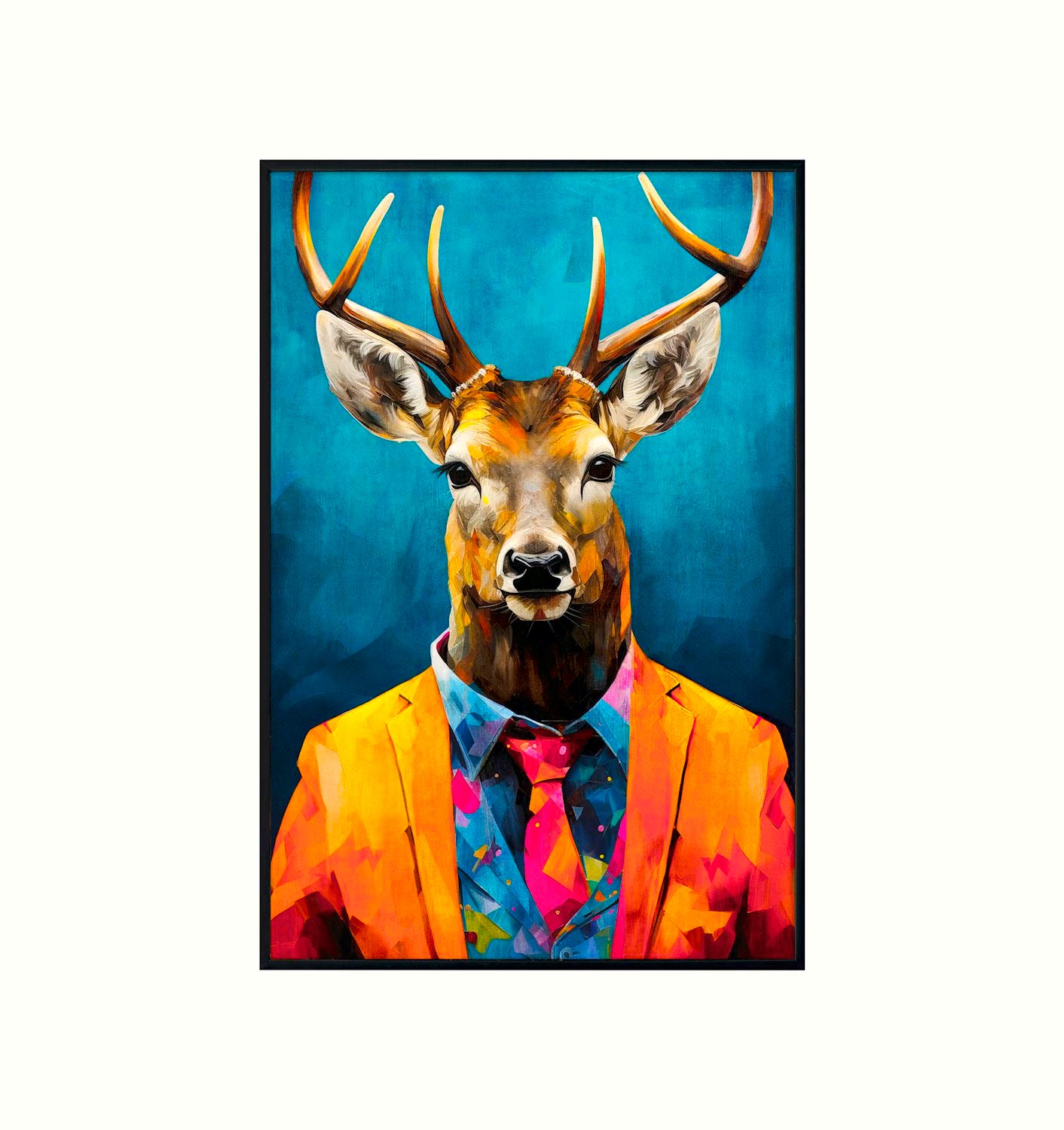 DEER PORTRAIT WALL DECOR