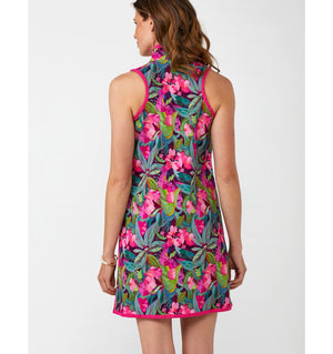 WOMEN'S FLOWER PRINT TANK DRESS