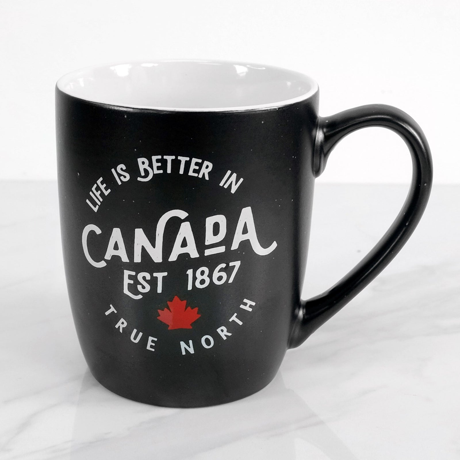 BLACK CANADA MUG