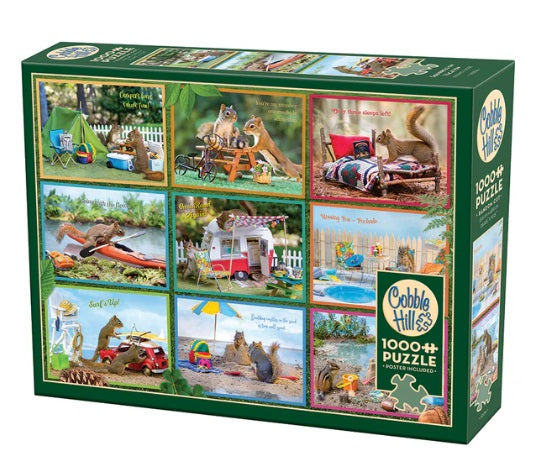 SQUIRRELS ON VACATION 1000 PCS PUZZLE