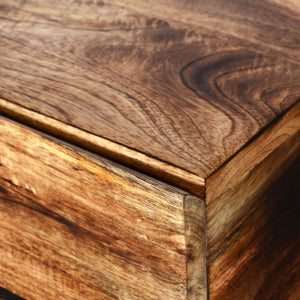 WORLDWIDE - OJAS ACCENT TABLE - NATURAL BURNT