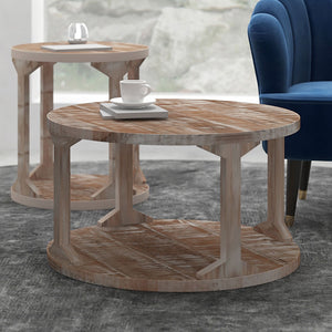 WORLDWIDE - AVNI COFFEE TABLE - DISTRESSED NATURAL