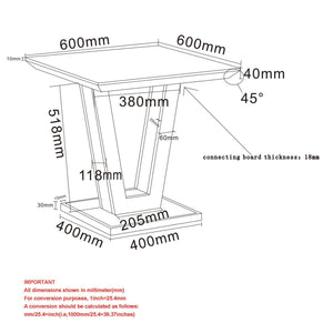 WORLDWIDE - FORNA ACCENT TABLE -NATURAL