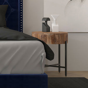 WORLDWIDE - BLOX ACCENT TABLE - NATURAL