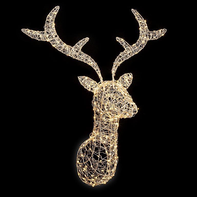 STAG HEAD WITH 250 MICRO LED LIGHTS