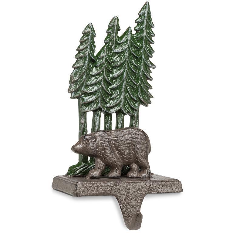 TREE & BEAR STOCKING HOLDER