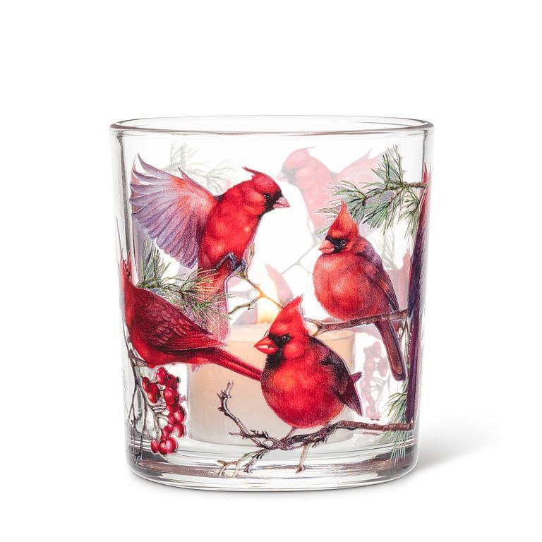 CARDINALS VOTIVE HOLDER 3"H