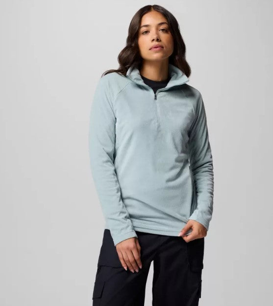 WOMEN'S GLACIAL IV 1/2 ZIP SWEATER CRUSHED BLUE