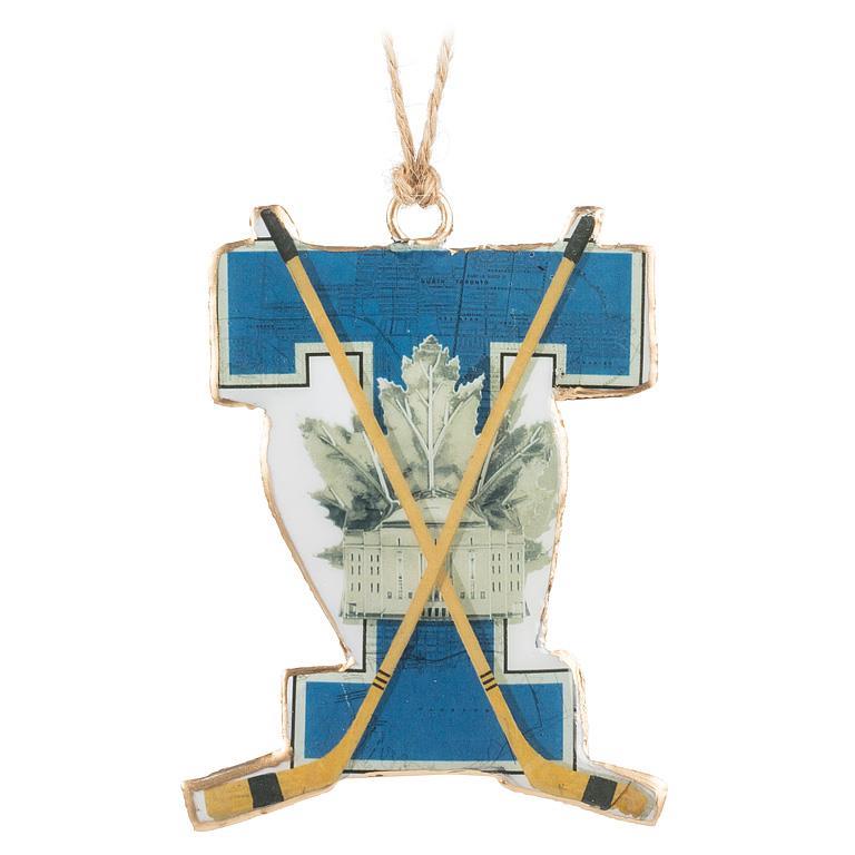 VINTAGE TORONTO MAPLE LEAF ORNAMENT
