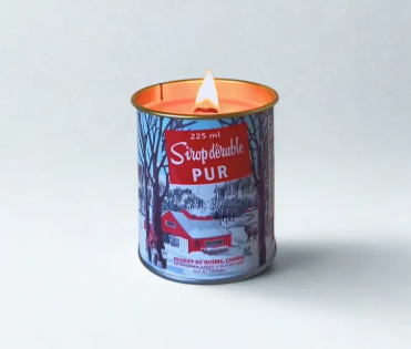 MAPLE FRAGRANCE CANDLE WITH WOOD WICK
