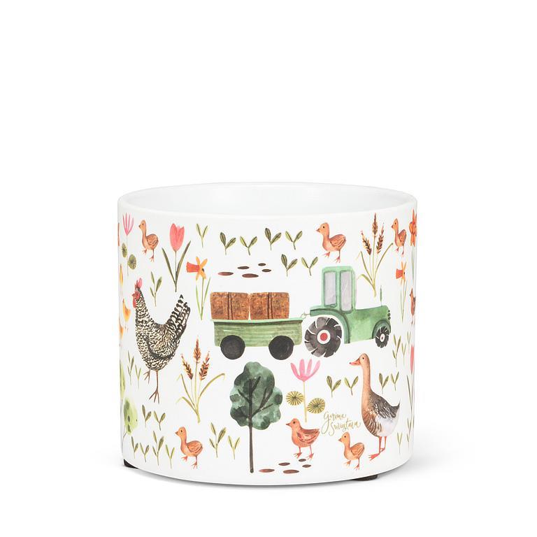 SMALL FARMYARD PLANTER 4.5D