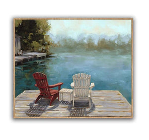 LAKESIDE REST WALL DECOR 36 X 30