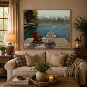 LAKESIDE REST WALL DECOR 36 X 30