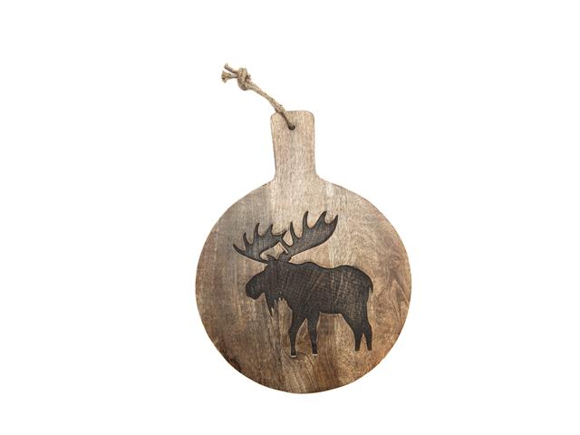 IHCASA CHEESE BOARD 10" MOOSE