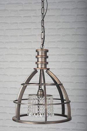 Industrial Bling Ceiling Light - Lockside Trading Company