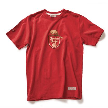 RED CANOE - CP BEAVER MEN'S SHORT SLEEVE T-SHIRT - RED